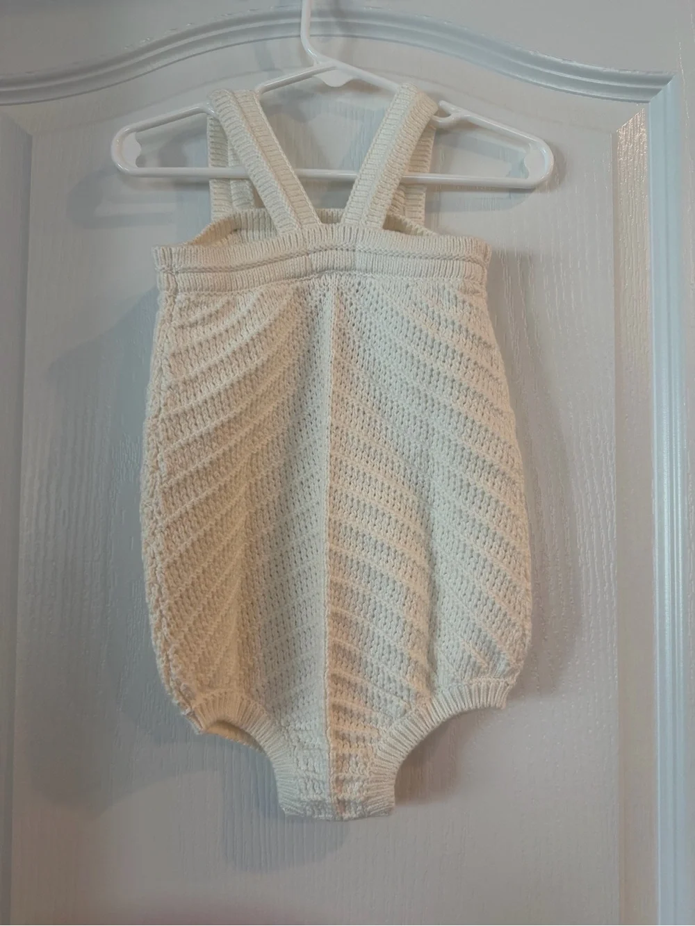 Banana Republic Crochet Cream Romper